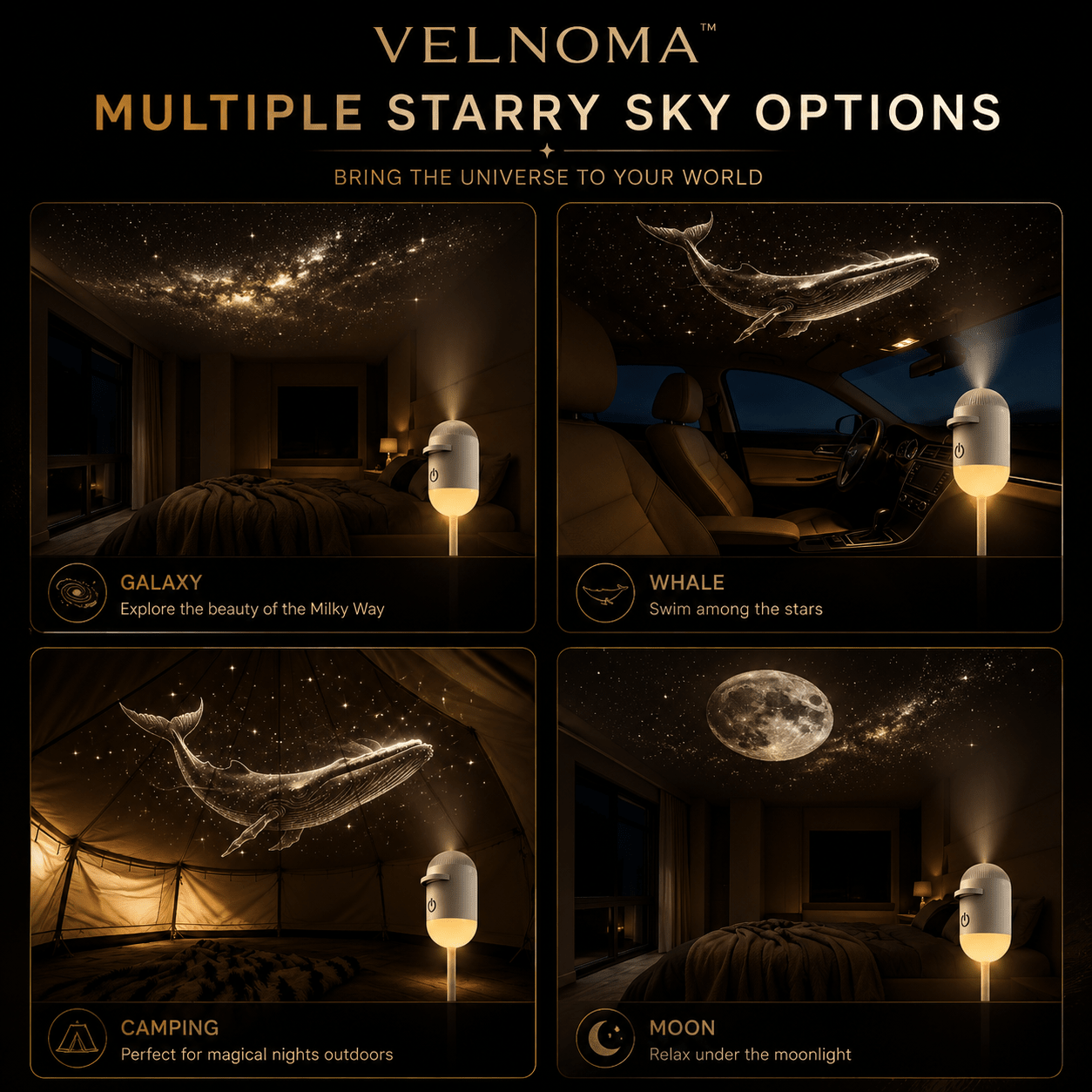 Velnoma Galaxy Projector™ - VELNOMA