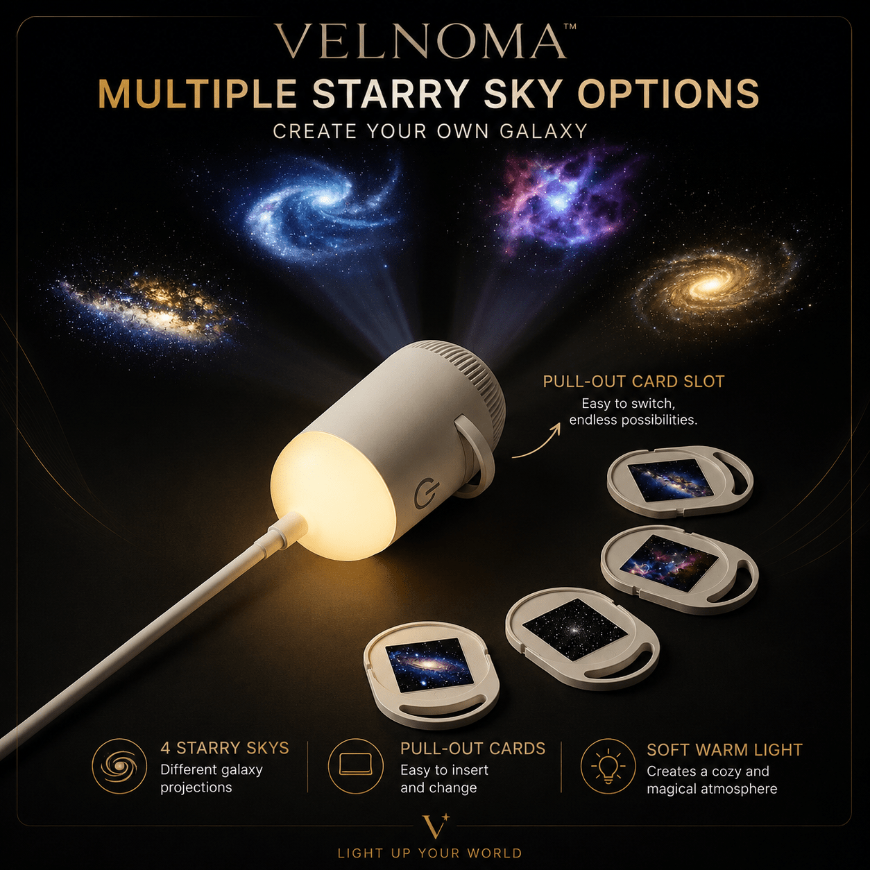 Velnoma Galaxy Projector™ - VELNOMA